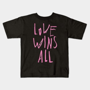 LOVE WINS ALL Kids T-Shirt